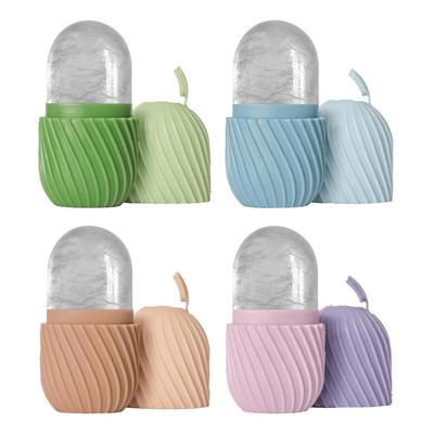 Face Ice Roller Silicone Reusable Massage Skincare Puffiness Dark Circle Eye Body Home Travel Salon Dormitory Men Women