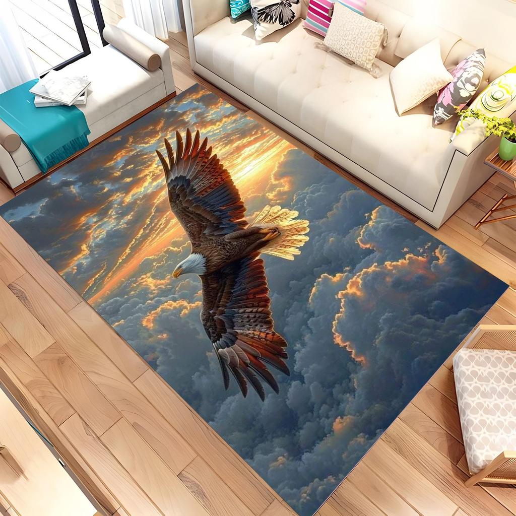 Forest Full Moon Starry Night Scenery print Carpet,Sofa Living Room,Bedside Bedroom,Entrance Hall Mat,Welcome Rug, Carpet,Gift