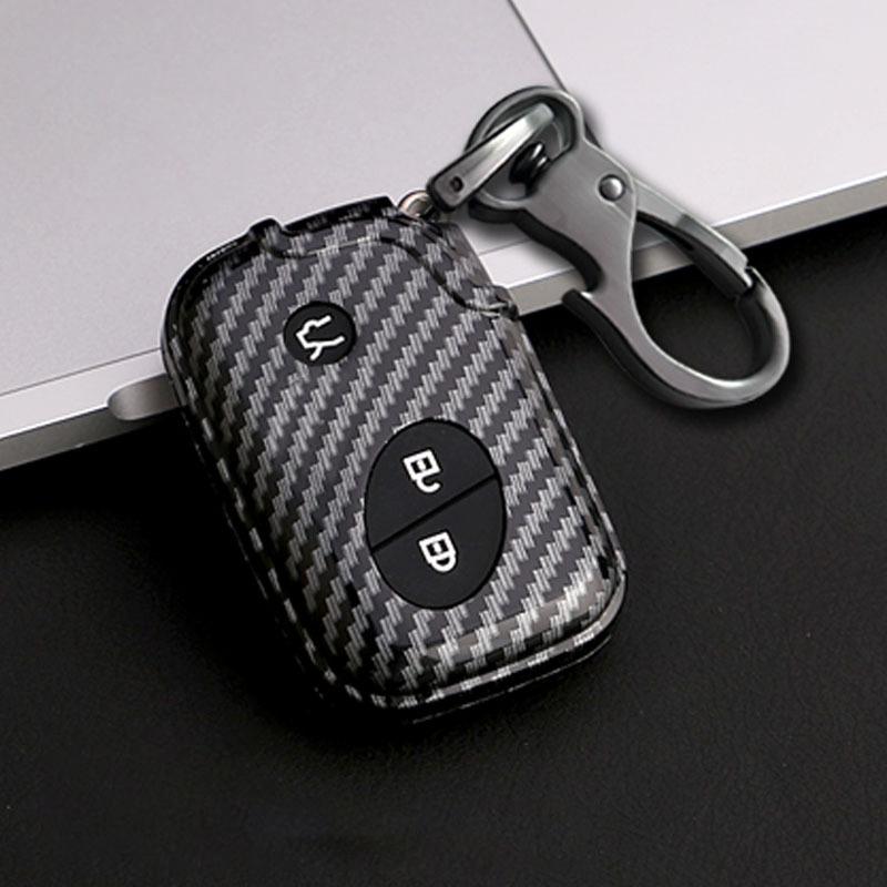 4 Buttons Carbon Abs Car Key Case Cover Fob For Lexus Gs430 Es350 Gs350 Lx570 Is350 Rx350 Is250 Key Shell