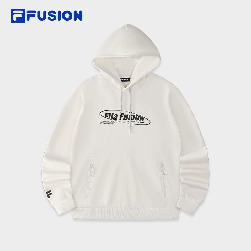 

FILA FUSION Men s 2025 Fashion Pure Cotton Hooded Sweatshirt M