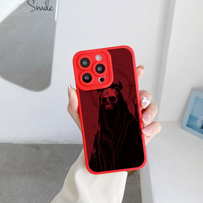 Fashin Skeleton Skull Pattern Phone Case For iPhone XR X XS 12 13 11 14 Plus Pro MAX 7 8 Plus SE 2020 Soft Silicone Back Covers