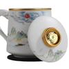Cha Xun Dehua Ceramic Personal Tea Infuser Mug