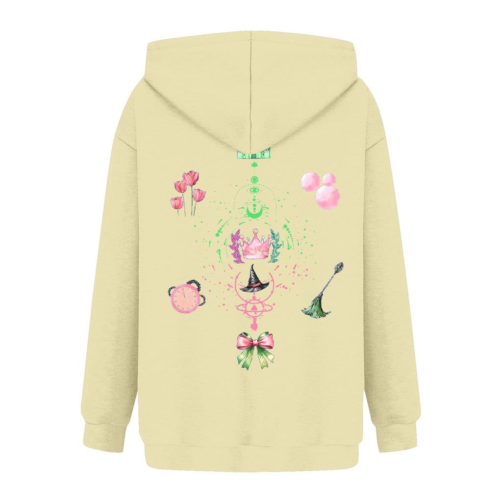 Women's And Men's Unisex Fashion Outfit Sweatsuit  Printed Long Sleeved  Casual Hooded Sweatshirt