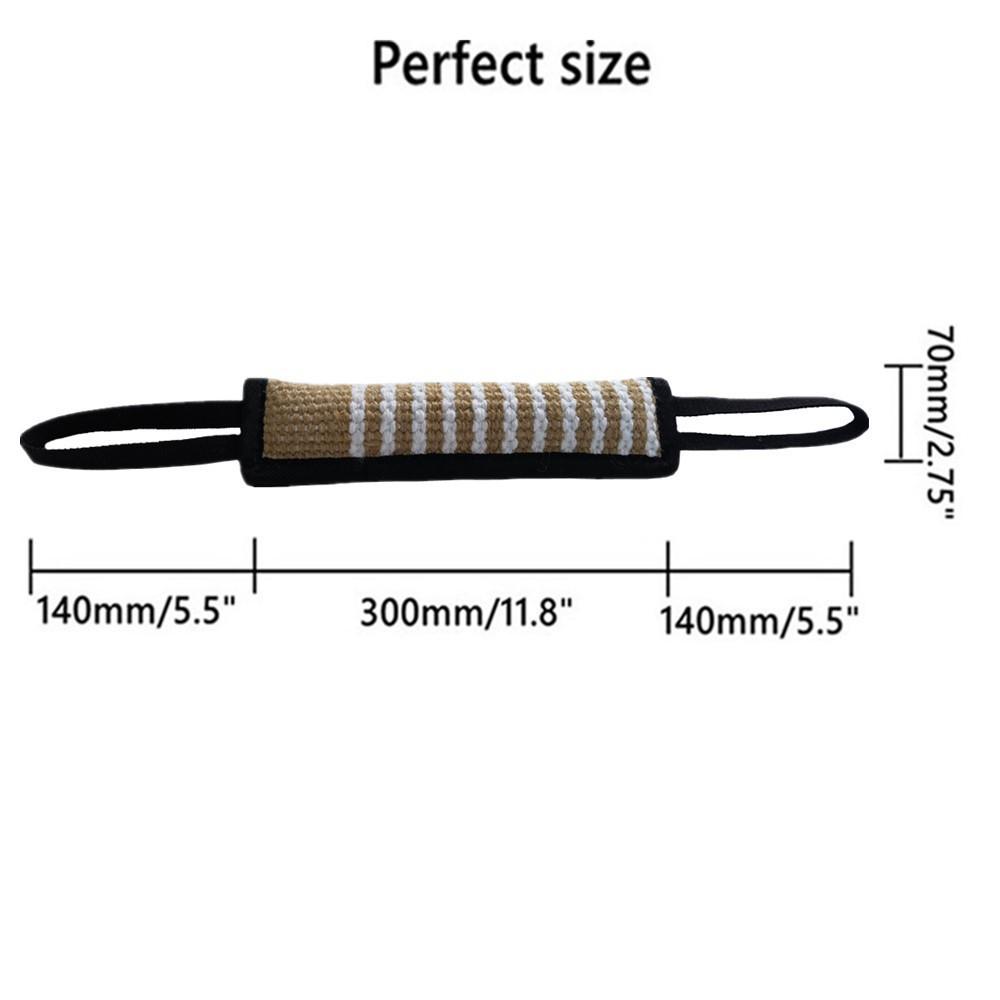 Burlap Dog Bite Stick - Training, Chewing, and Fetching Toy