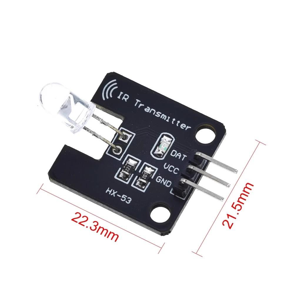 Wireless 38KHz Infrared Sensor Module for Robotic Applications