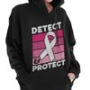 Breast Cancer Early Detection Awareness Gift Womens Hooded Sweatshirts Hoodies