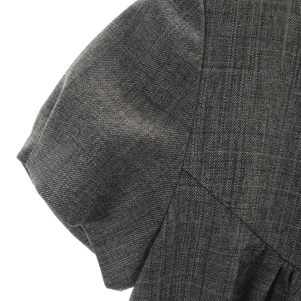 BEAMS LIGHTS Short Sleeve Knee-length Dress 38 Gray Women Used