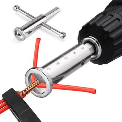 Utensile universale per torcere i fili Connettore rapido per cavi elettrici Spellafili automatico per torcere i fili Trapano avvitatore Twister