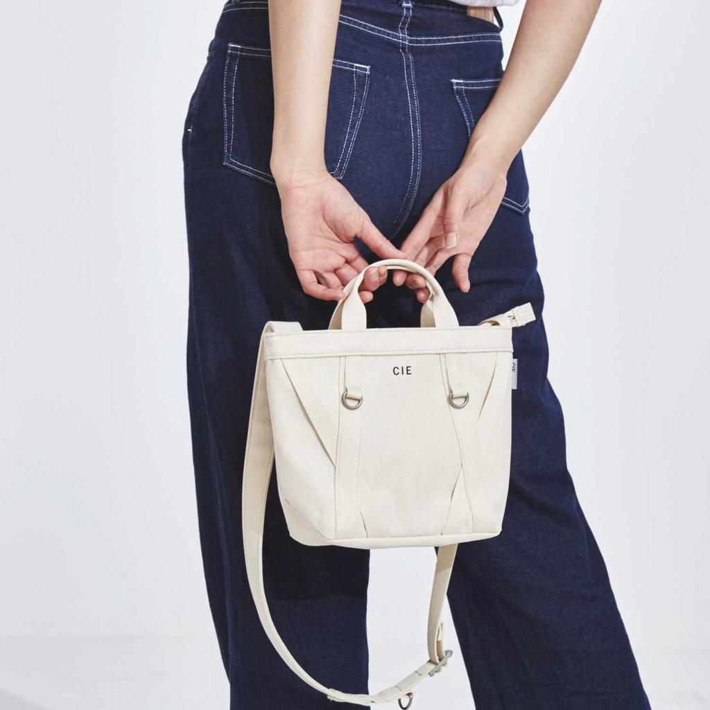 CIE DUCK CANVAS TOTE-S OLIVE Made in Japan ALBERTON 2-WAY Shoulder Bag, Waterproof Duck Canvas, for Men and Women