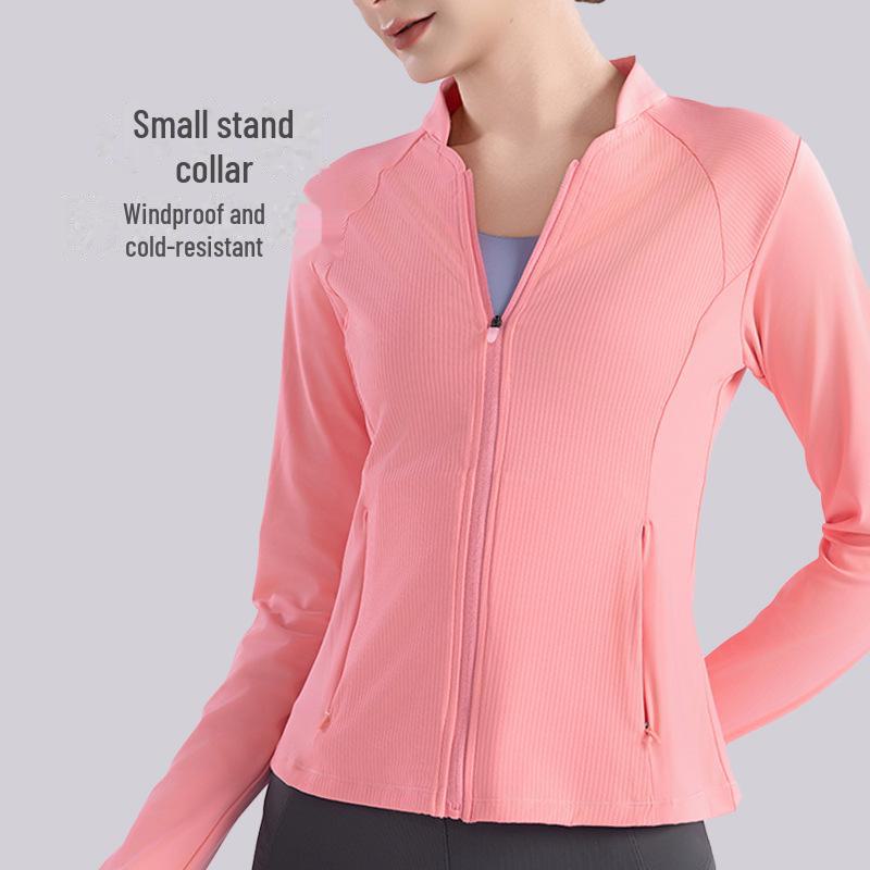 Women's Quick-Drying Long-Sleeved Fitness Jacket for Autumn Yoga