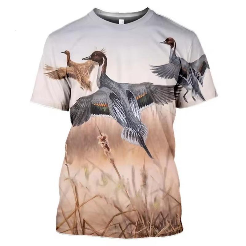 

3D Harajuku Animal Print T Shirt for Men Funny Pigeon Pattern Short Sleeve Pullover Summer Casual O-neck Loose Tops Hot Sale Tee 6XL