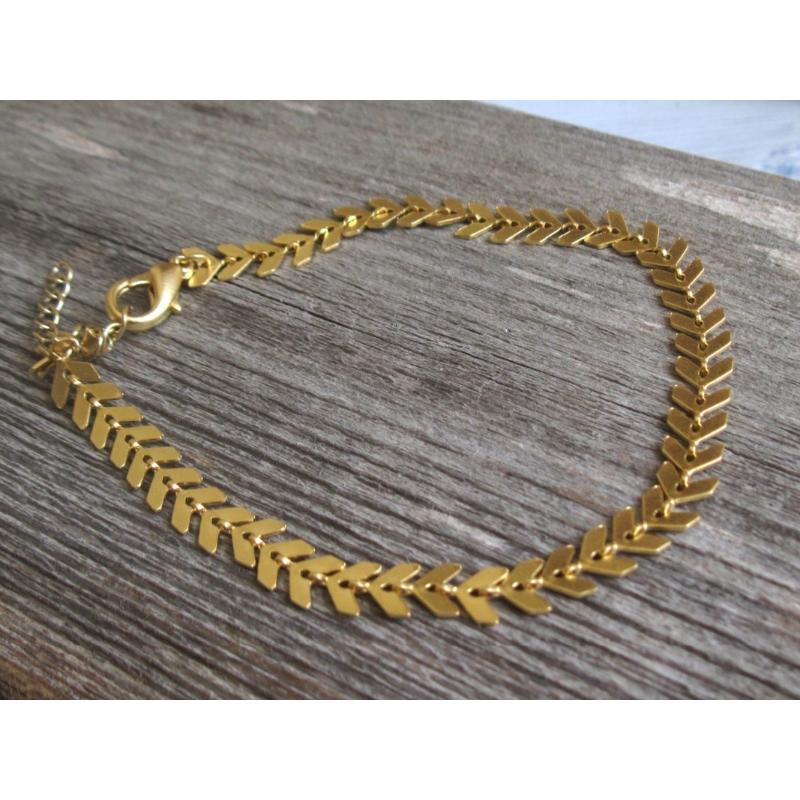 Summer Boho Fishbone Chain Anklets  Ankle Foot Jewelry Body Jewelry for Women Gifts