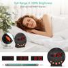 ORIA Loud Alarm Clock with Bed Shaker Vibrating Alarm Clock  with Adjustable Dimmer for Heavy Sleeper Deaf Hard of Hearing