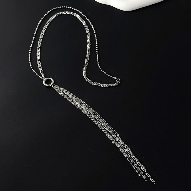 Meier Bestselling Necklace: Tassel Multi-layer Chain Necklace - Designer Statement Piece
