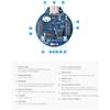 ESP32S3 Development Board 1.28inch Round LCD 240x240 Pixel 65K Color Round Display 2.4GHz WiFi with Type C Connector