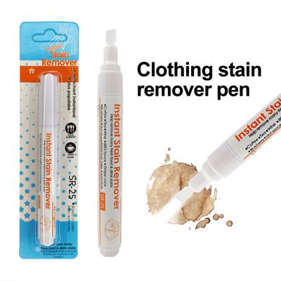 Clothes Stain Remover Pen Instant Degreasing And Stain Removal Clothes Water-free Portable White Clothes Cleaning Stain Remover Dry Cleaning Agent 6ml