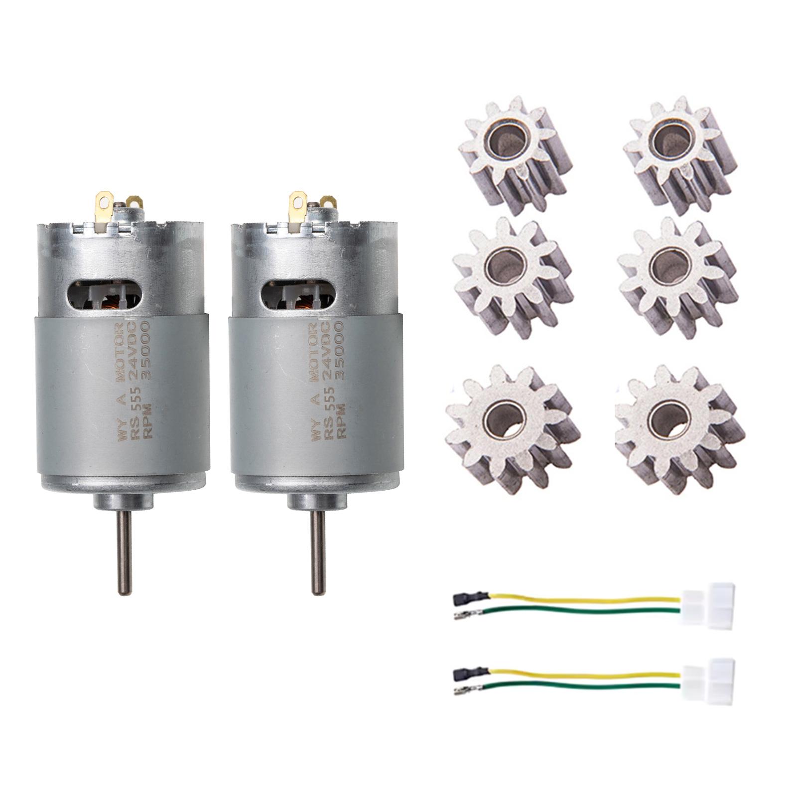 

High Power RS555 24V Electric Motor Easy Install For Kids Remote Control Car Replacement Motor All Terrain Ride On Toy D