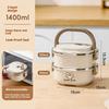 Stainless Steel Thermal Insulation Lunch Box Office Workers Can Microwave Oven Heating Students Multi-layer Bucket Bento Lunch Box