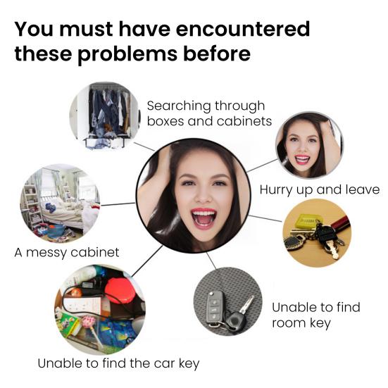 2 buc. Căutător de chei în formă de frunză, impermeabil, wireless, cu fluier, telecomandă, dispozitiv de urmărire a cheilor cu semnalizare luminoasă, localizator portabil de chei, breloc, dispozitiv anti-pierdere