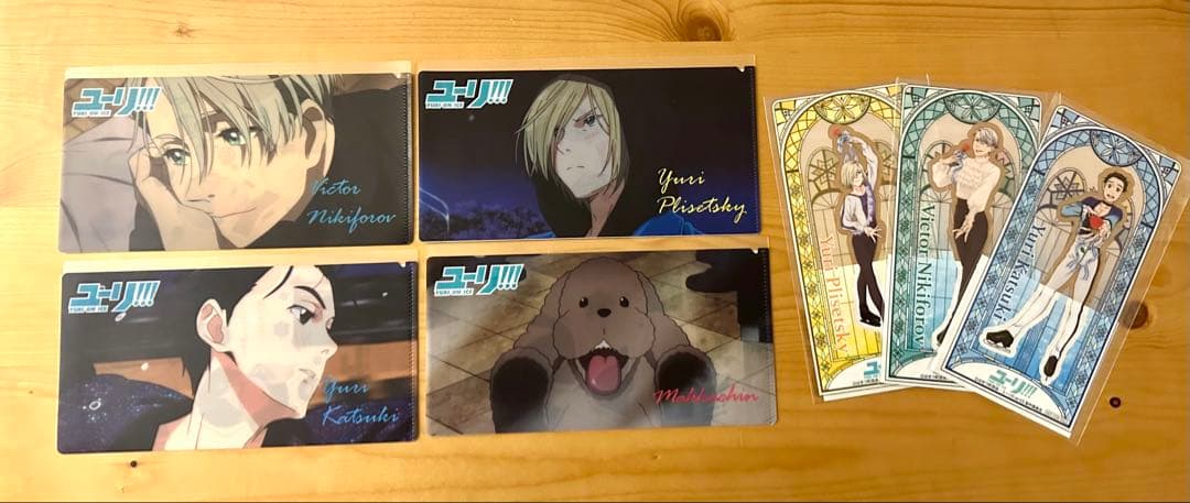 

[USED] Yuri!!! on ICE stickers, ticket clear files