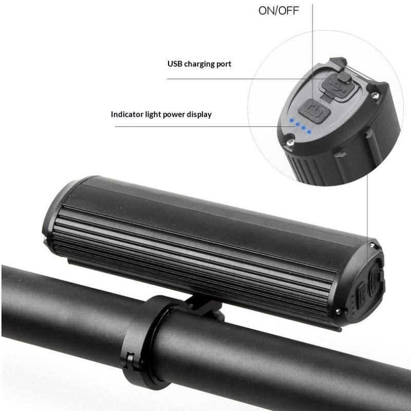 Bike Light 2000-8000Mah Eos610 640 Bike Light Waterproof Flashlight Usb Charging Mountain Road Cycling Lamp Bike Light