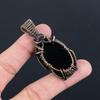 Australian Triplet Opal 999 Copper Wire Wrapped Pendant, Handmade Gemstone Jewelry Pendant Gift For Birthday