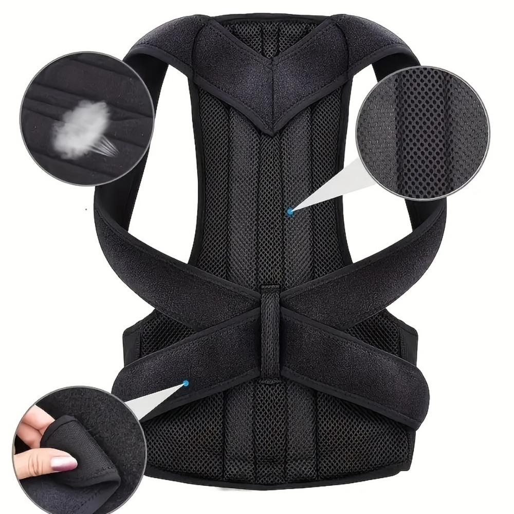 One-piece Back Adjustable Unisex Trainer, Back Brace Reinforcement Orthotic Support Fixation Belt