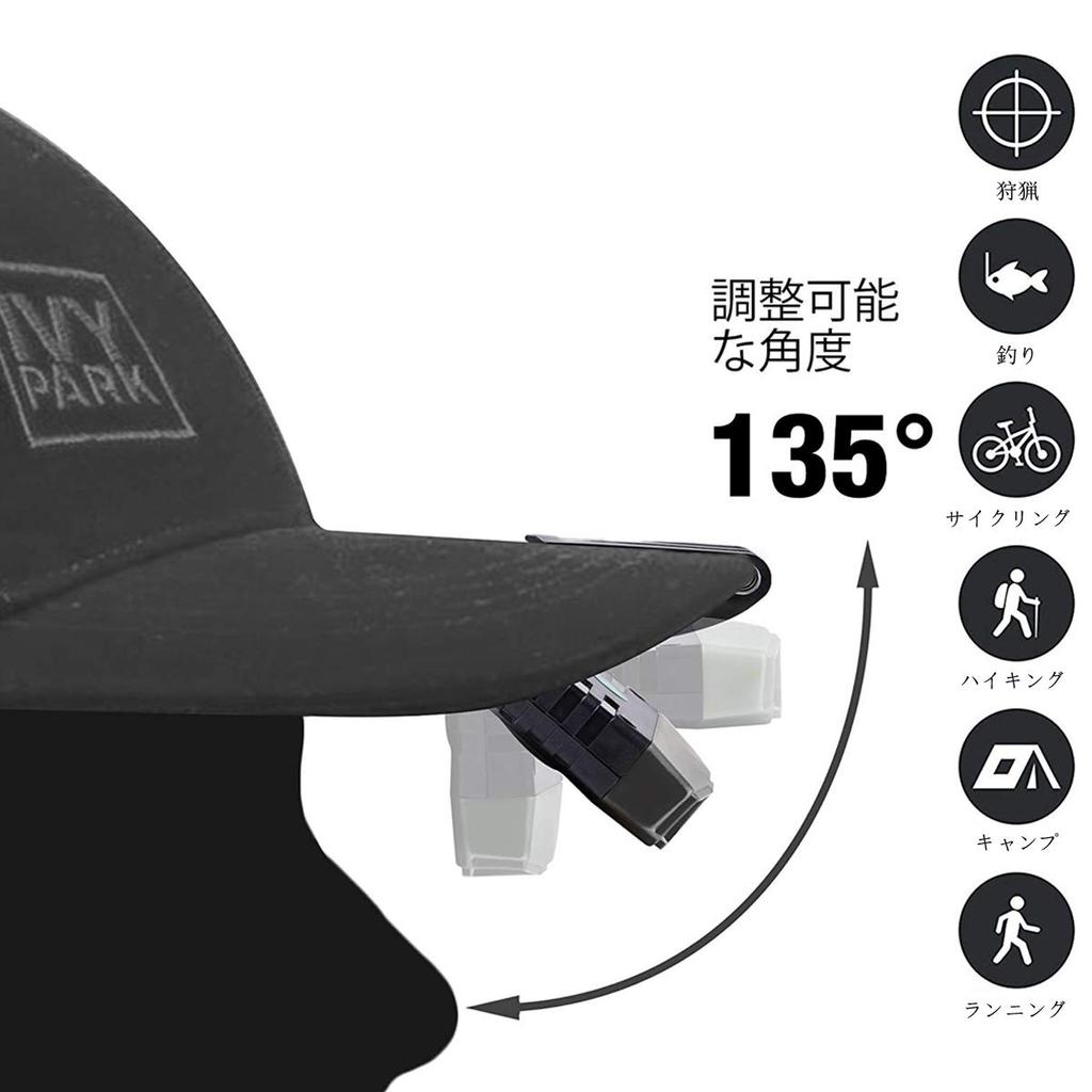 Rechargeable Cap Hat Light Motion 29 Hours of Fishing Light Light, Clip, Sensor, Bright, Light,