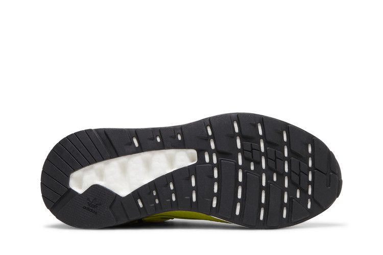 Kids' Sneakers Adidas ZX 2K Boost J 'Bold Logo Graphic - Acid Yellow'