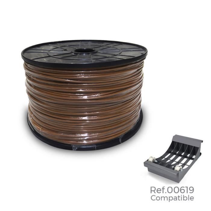 Câble flexible - Non spécifié - 2,5mm - Marron - 800mts - Ø400x200mm