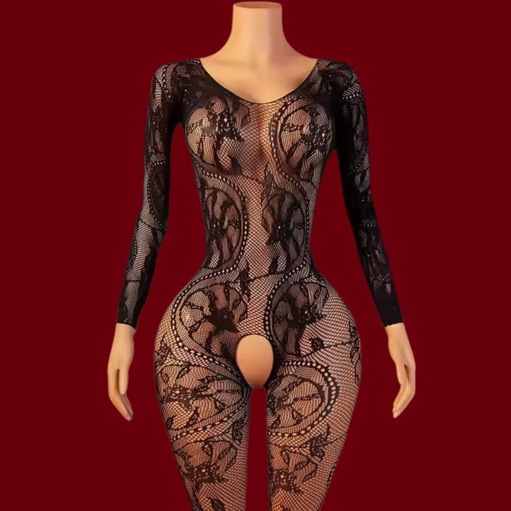 Body Lingerie Nou Fără Bază Deschisă Bază Sexy Costume Body Plasă Sex Accesorii Romantice Body cu Puncte