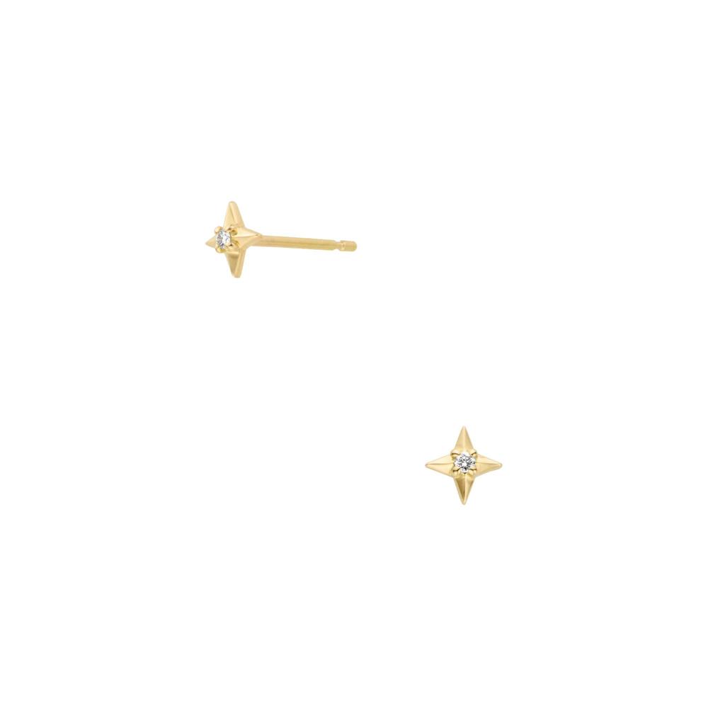 Vendome Aoyama K18 Yellow Gold Diamond Earrings AGVA1613 DI [Official]