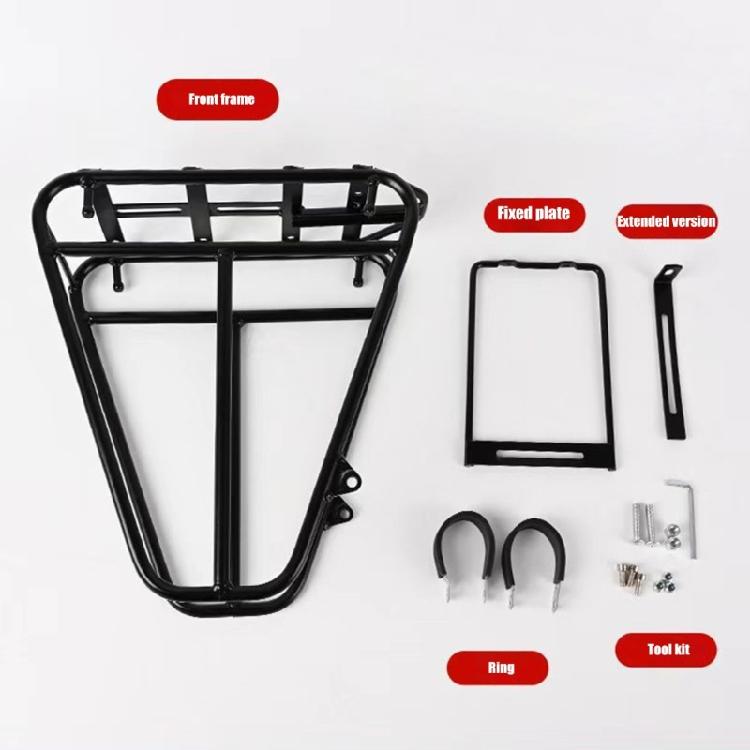 Versatiles Bicycles Cargo Carriers Easyly Install Regulable Bike Luggage Rack for Easy Transport Storage