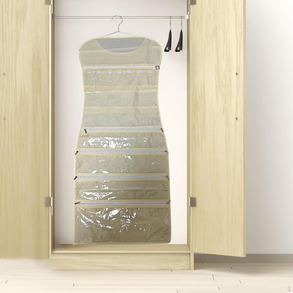 Hanging Jewelry Organizer Necklace Hanger Anklet, Oxford Cloth Bracelet Holder, Wall