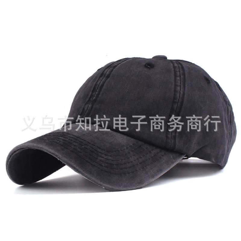 Solid Color Light Board Old Washed Baseball Cap Fashionable Couple Simple Cap Casual Hip Hop Hat