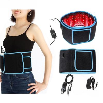 850nm 660nm Rotes & Infrarot LED-Lichttherapie-Gürtel Rückenschmerzen Linderungsgürtel Gewichtsverlust Schlankheitsmaschine Taille Wärmepolster Massager