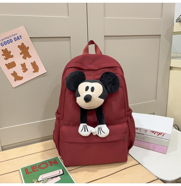 Trendy Nylon Unisex Backpack For Students With Spacious Design And Chic Aesthetic