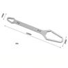 Multifunctional Bike Grip Self-lock Box Spanner Hardware Gear Household Adjustable Wrench Home Repair Tool Bicycle