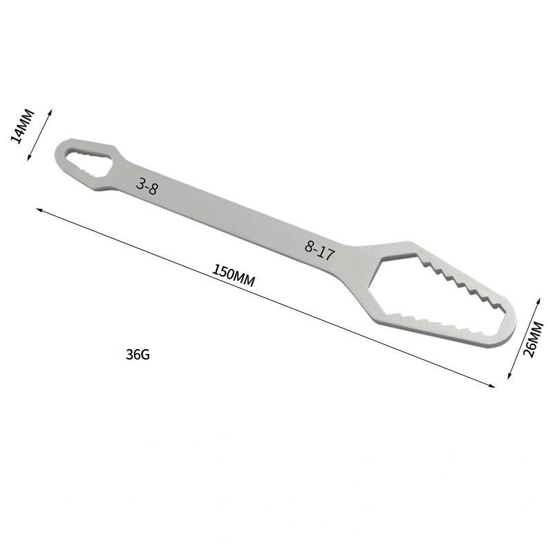 Multifunctional Bike Grip Self-lock Box Spanner Hardware Gear Household Adjustable Wrench Home Repair Tool Bicycle