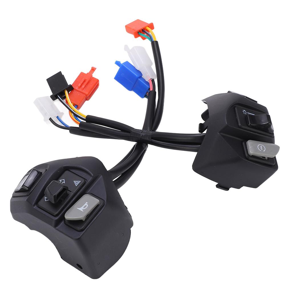 Motorcycle Handlebar Switch Assembly Left Right Flameout Control Replacement for NVX 155 125 AEROX 155
