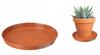Terracotta flowerpot saucer 35 cm round plastic
