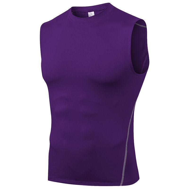 Men's Quick-Drying Sleeveless Compression Running Vest