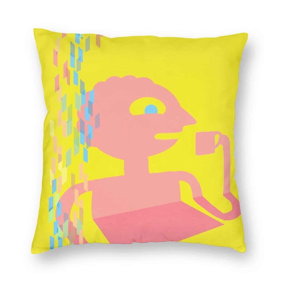 Prismo The Wish Master Pillowcase Polyester Linen Velvet Creative Zip Decorative Pillow Case Car Cushion Cover 30x30cm