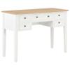Day and Night - Day and Night White Wooden Desk 109.5x45x77.5 Cm
