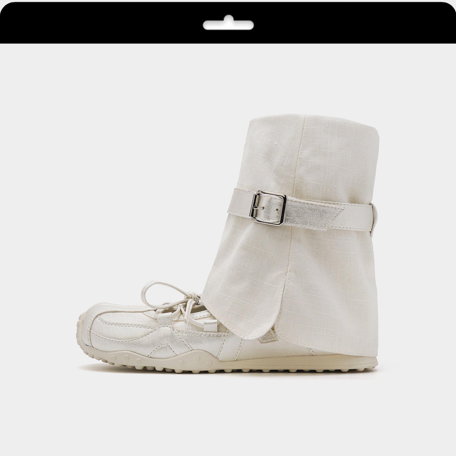 

Romank~ Ballet Shoes Women s 2025 Summer Thick-soled German Training Single Shoes Mary Jane Shoes Cool Boots Stacked Short Boots 35