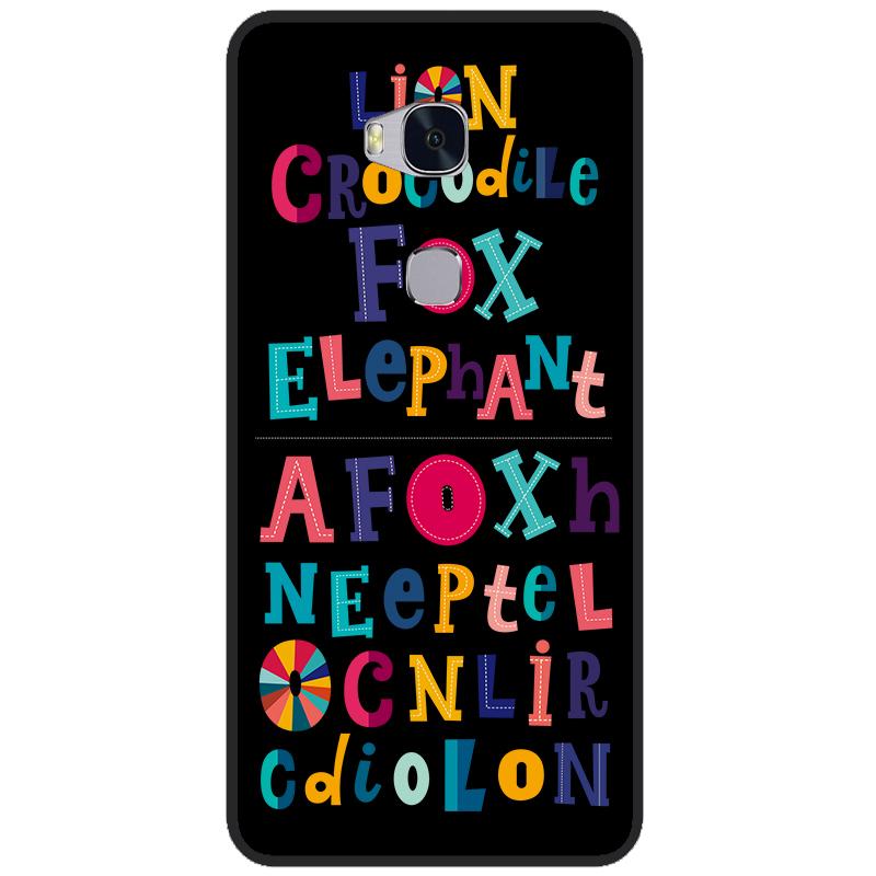 For Huawei GR5 2016 Honor 5X Phone Case Cute Silicone Case For Huawei Honor 5X 5 X Cover KIW-L21 5.5 " Soft TPU Protection Shell