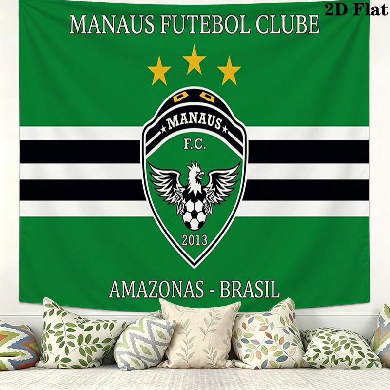 MANAUS FC Wall Tapestry Aesthetic Wall Hanging Printed Fabric Blanket Decorative Tapestries for Bedroom Living Room Home Decor