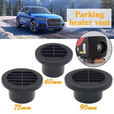 60mm/70mm/90mm Ventilační kanál Výstupní trubka s kulatou hlavou Konektor výfukového spoje pro Webasto Eberspaecher Dieselové nezávislé topení