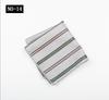Pocket Towel Men'S Business Stripe Green Brown High-End Wedding Ceremony Handkerchief Small Square Towel