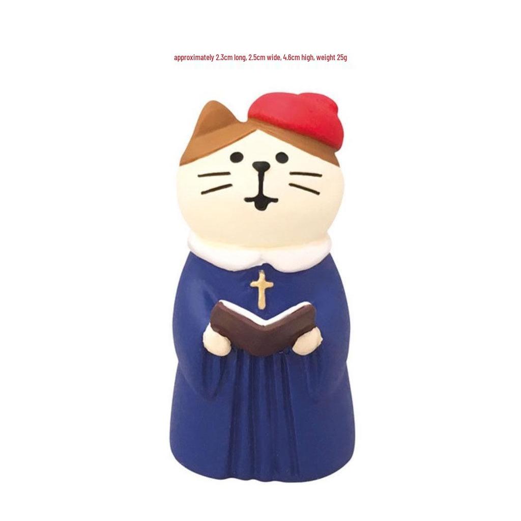 Japanese Cat Santa Claus Miniature Gifts - DIY Resin Crafts Ornaments